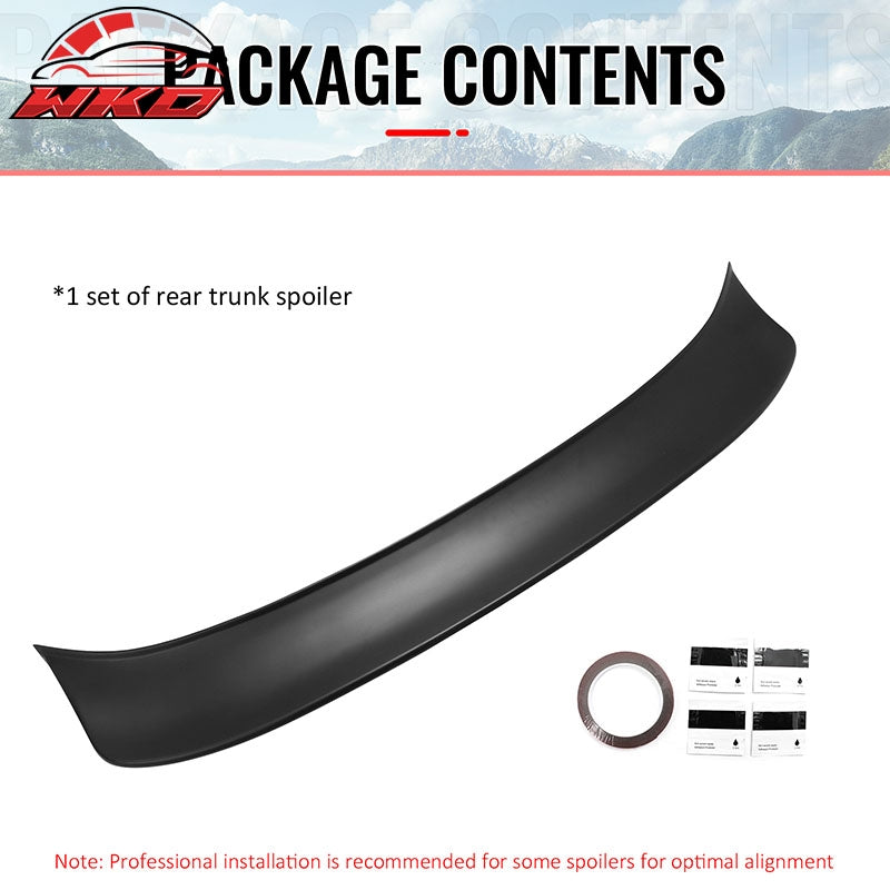 Fits 23-26 Nissan Z 400Z Duckbill Style Trunk Spoiler Matte Black Rear Wing ABS