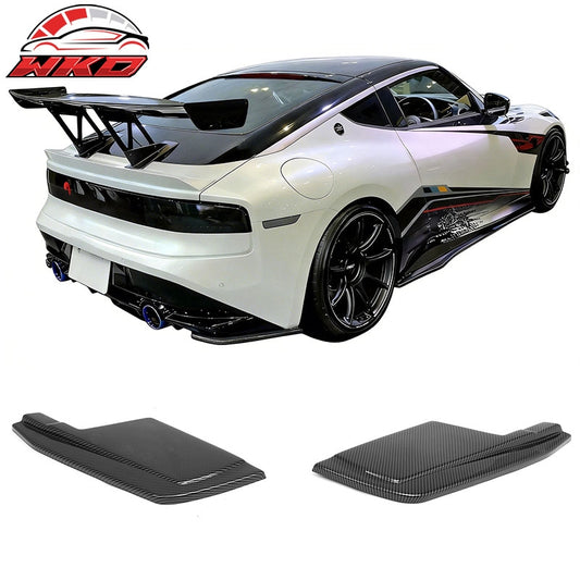 Wholesale For 23-26 Nissan Z Carbon Fiber Print V Style Rear Bumper Side Corner Aprons Cap - Wikond Auto
