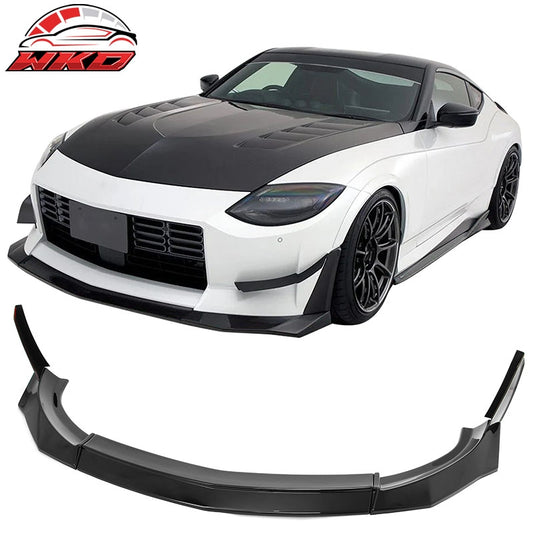 Wholesale For 23-26 Nissan Z VRS Front Bumper Lip Chin Spoiler W/ Winglet Gloss Black ABS - Wikond Auto