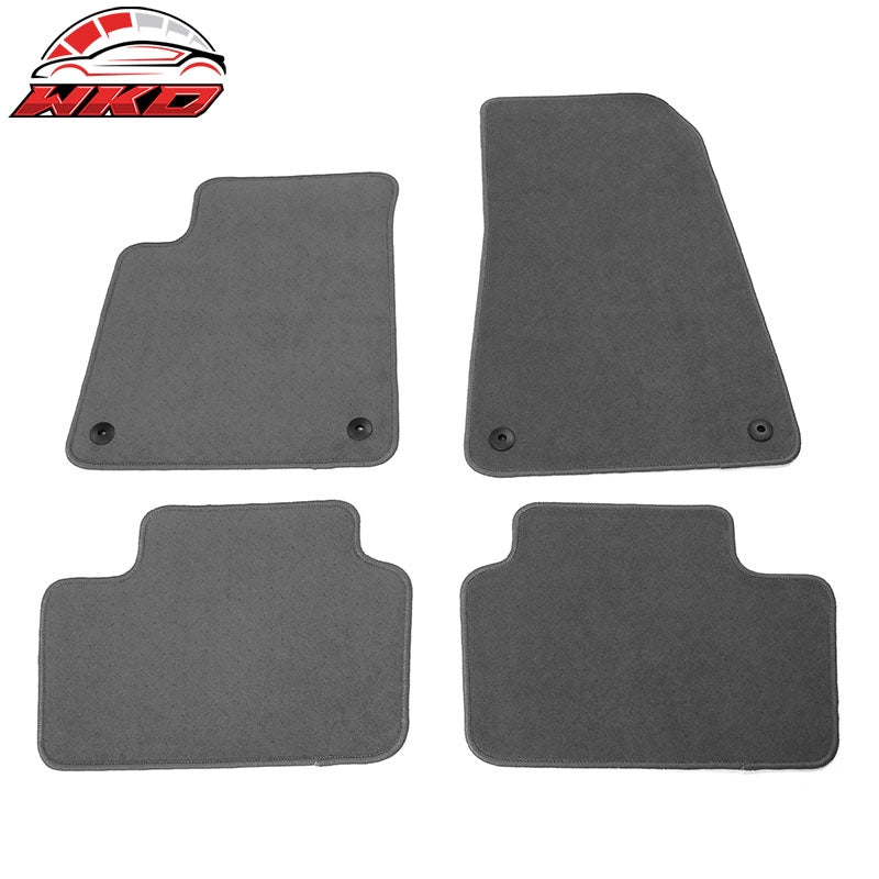 Wholesale 21-24 Polestar 2 4PCS Car Front Rear Floor Mats Liner Carpets Nylon Gray