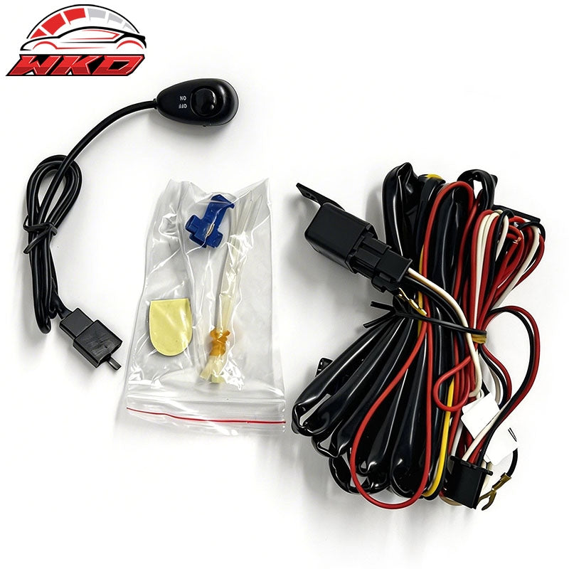 Fits 99-05 Pontiac Grand AM Front Bumper Fog Lights Lamps W/Wiring Smoke Lens