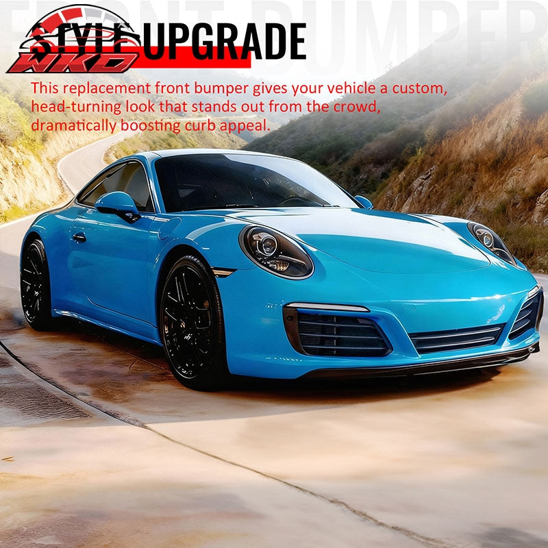 Wholesale 12-19 Porsche 911 OE Style Front Bumper Cover w/ DRL Upgrade 991.1 to 991.2 - Wikond Auto