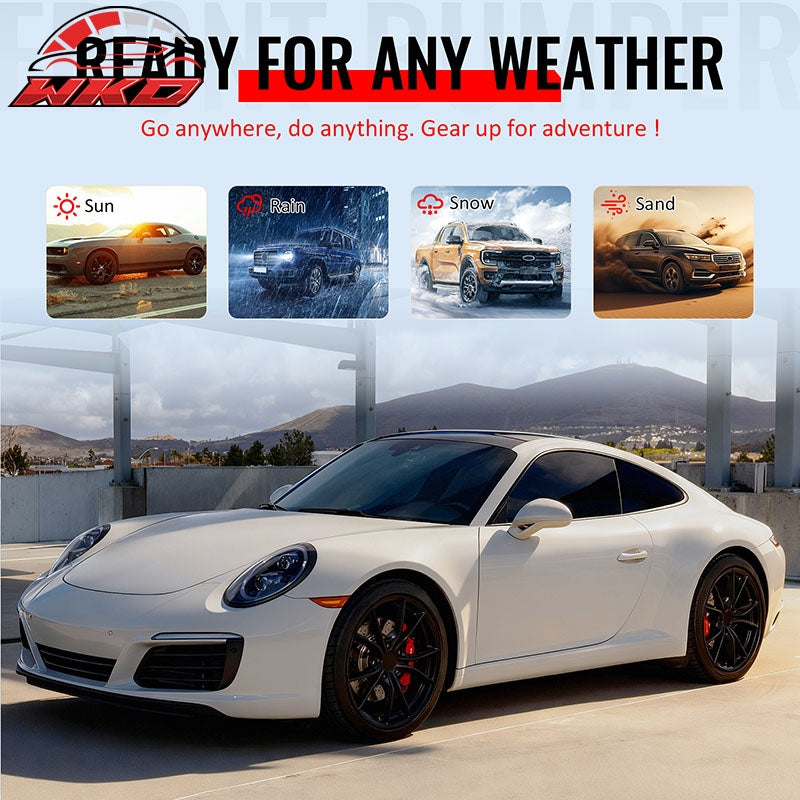 Wholesale 12-19 Porsche 911 OE Style Front Bumper Cover w/ DRL Upgrade 991.1 to 991.2 - Wikond Auto