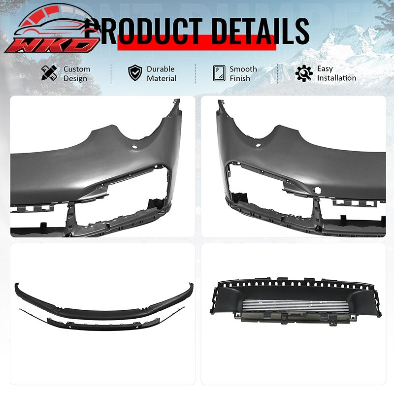 Wholesale For 12-19 Porsche 911 Turbo SD Style Front Bumper Cover + DRL Upgrade 991 to 992 - Wikond Auto
