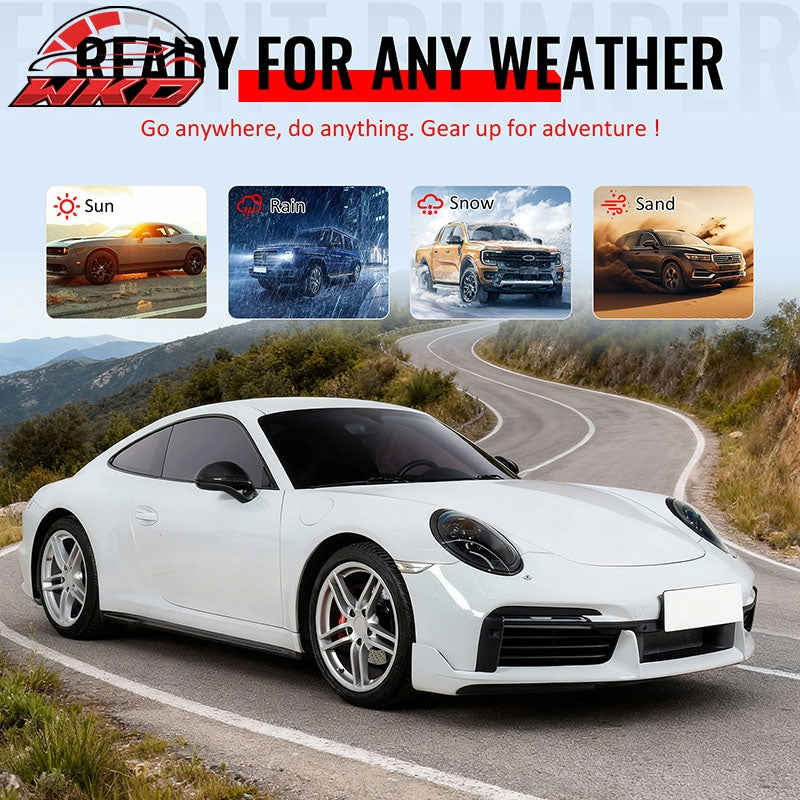 Wholesale For 12-19 Porsche 911 Turbo SD Style Front Bumper Cover + DRL Upgrade 991 to 992 - Wikond Auto