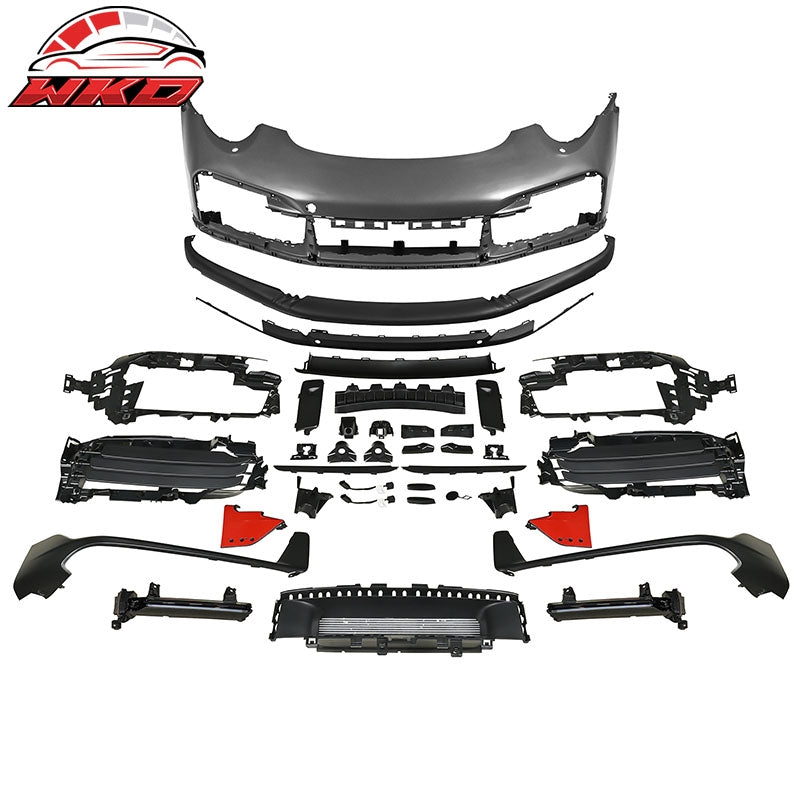 Wholesale For 12-19 Porsche 911 Turbo SD Style Front Bumper Cover + DRL Upgrade 991 to 992 - Wikond Auto