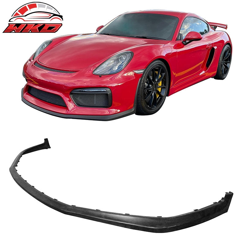 Wholesale 2016 Porsche 981 Cayman GT4 OE Style Front Bumper Lip Spoiler Unpainted PU - Wikond Auto