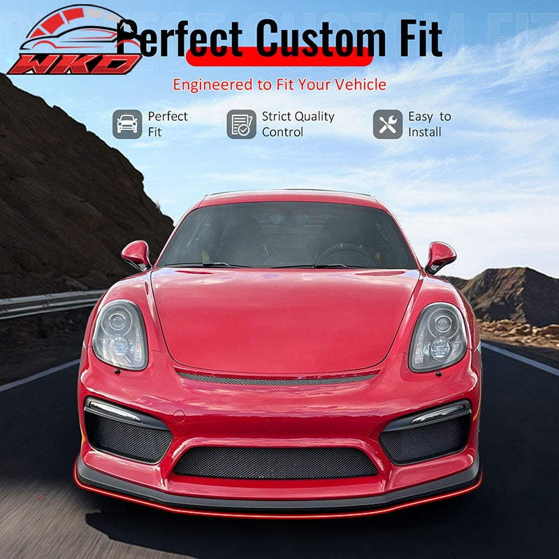 Wholesale 2016 Porsche 981 Cayman GT4 OE Style Front Bumper Lip Spoiler Unpainted PU - Wikond Auto