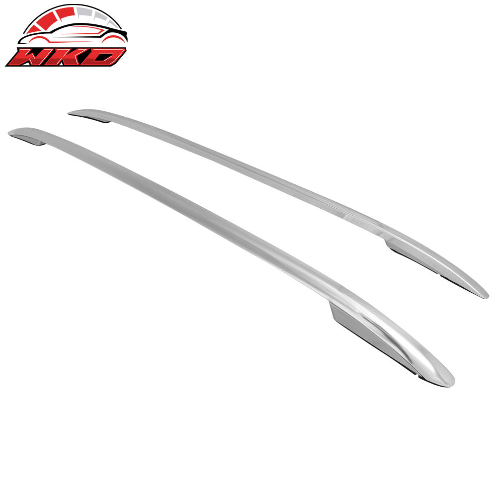 Fits 11-16 Porsche Cayenne OE Aluminum Side Silver Roof Rack Rail Bar