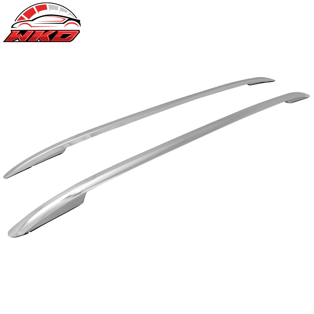 Fits 11-16 Porsche Cayenne OE Aluminum Side Silver Roof Rack Rail Bar
