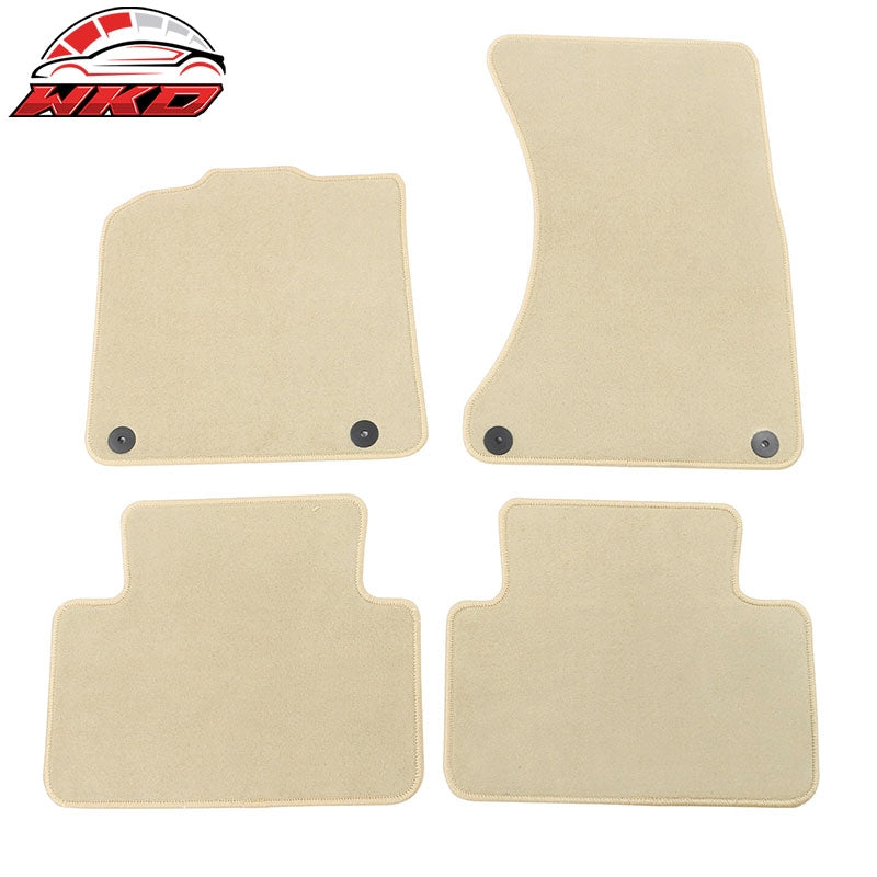 Wholesale 15-26 Porsche Macan 4PCS Driver Passenger Floor Mats Carpets Nylon Beige