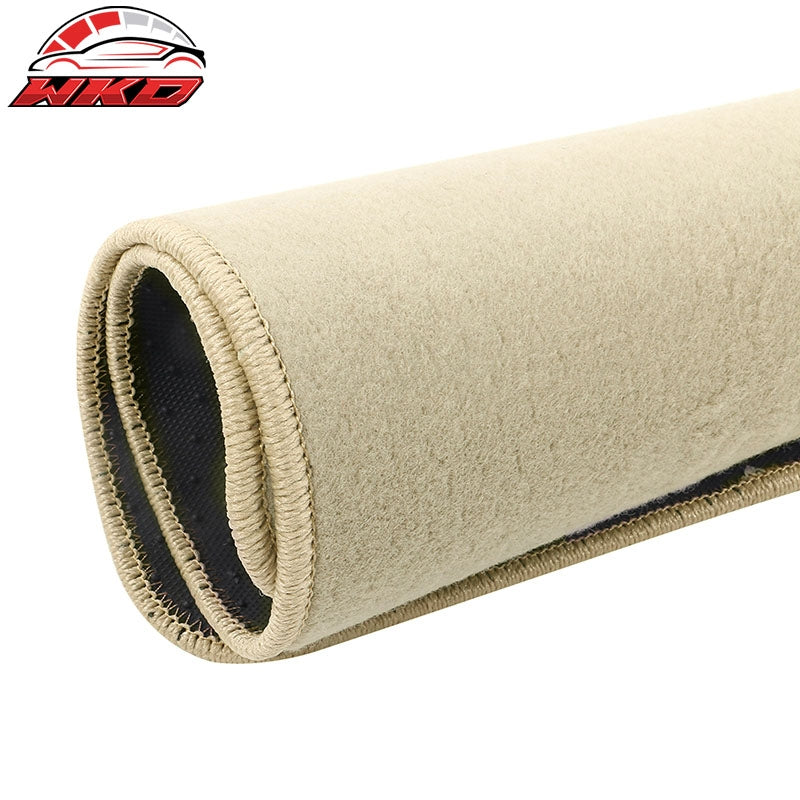Fits 15-26 Porsche Macan 4PCS Driver Passenger Floor Mats Carpets Nylon Beige