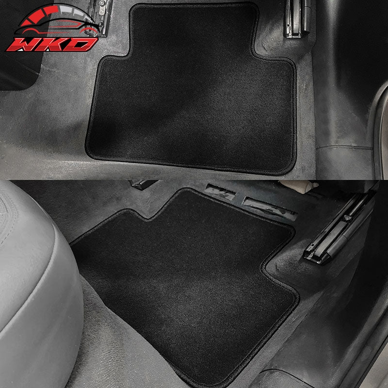 Fits 15-26 Porsche Macan 4PCS Front Rear Auto Car Floor Mats Carpets Nylon Black
