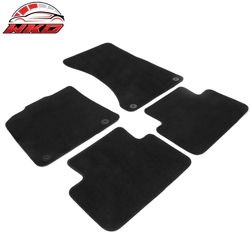 Fits 15-26 Porsche Macan 4PCS Front Rear Auto Car Floor Mats Carpets Nylon Black