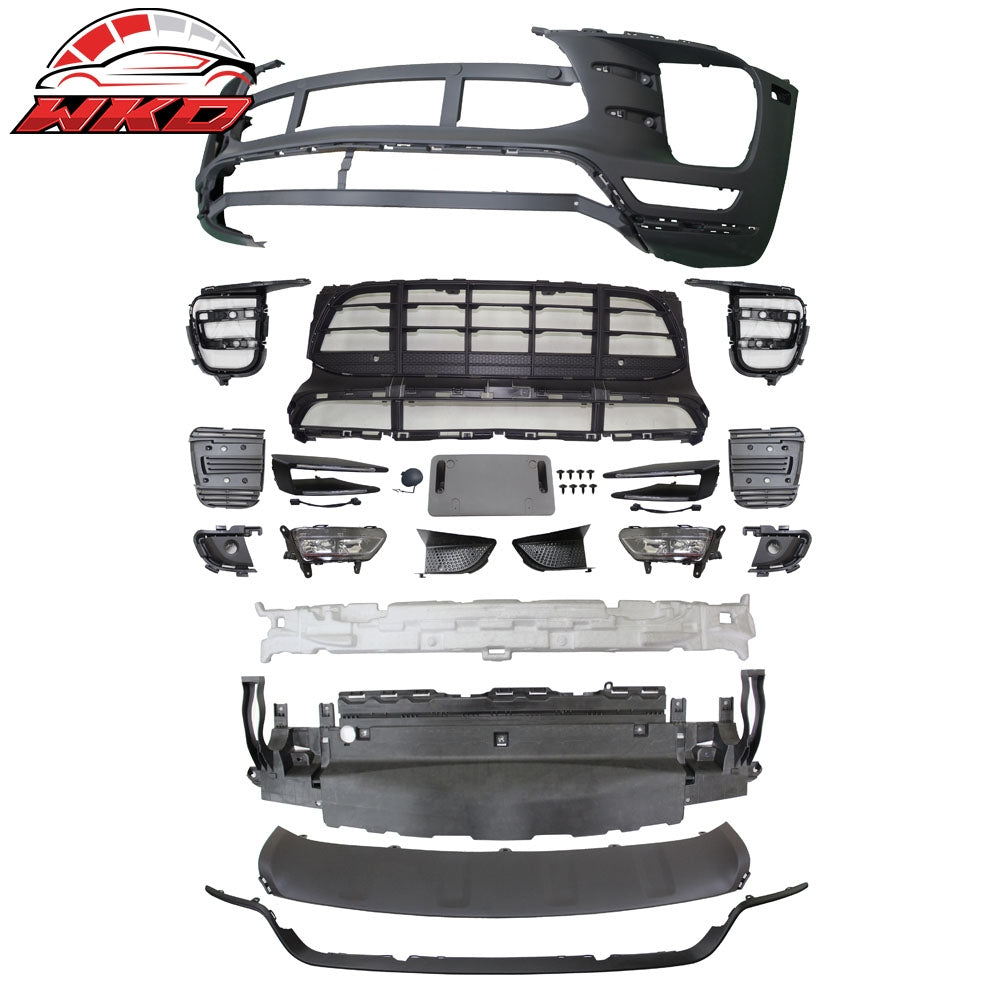 Wholesale 14-18 Porsche Macan Turbo Front Bumper Cover - PP