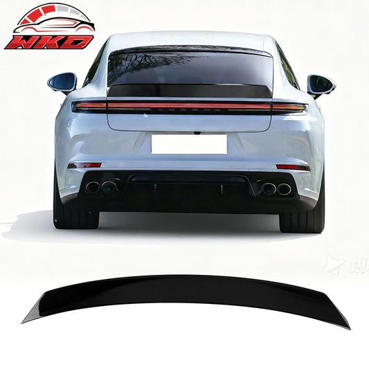 Wholesale 24-26 Porsche Panamera Duckbill Rear Trunk Lid Spoiler Wing Lip Gloss Black - Wikond Auto