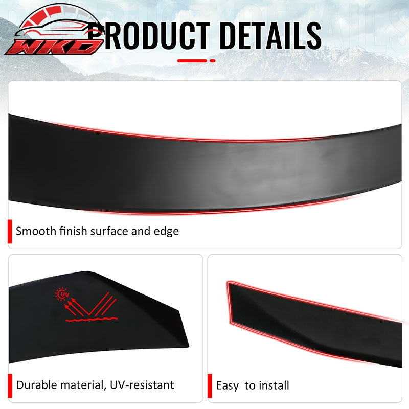 Fits 24-26 Porsche Panamera Duckbill Rear Trunk Lid Spoiler Wing Lip Matte Black