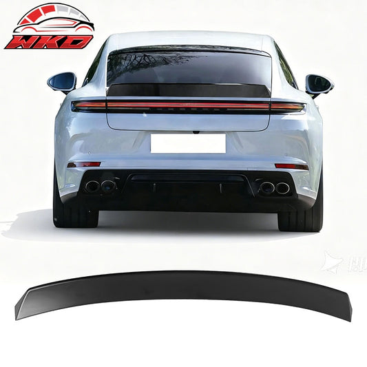 Wholesale 24-26 Porsche Panamera Duckbill Rear Trunk Spoiler Wing Lip Primer Black - Wikond Auto