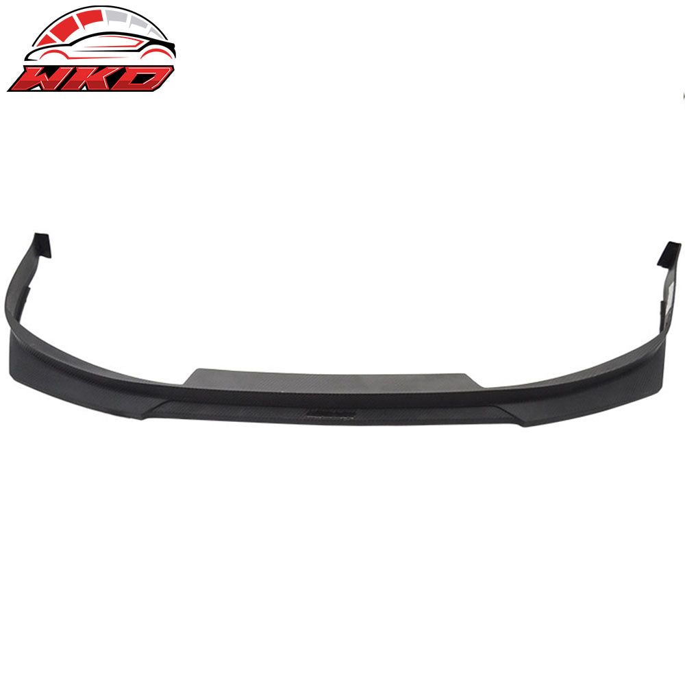 Fits 92-96 Prelude 2Dr HC1 Front Bumper Lip Matte Black PP Carbon Texture