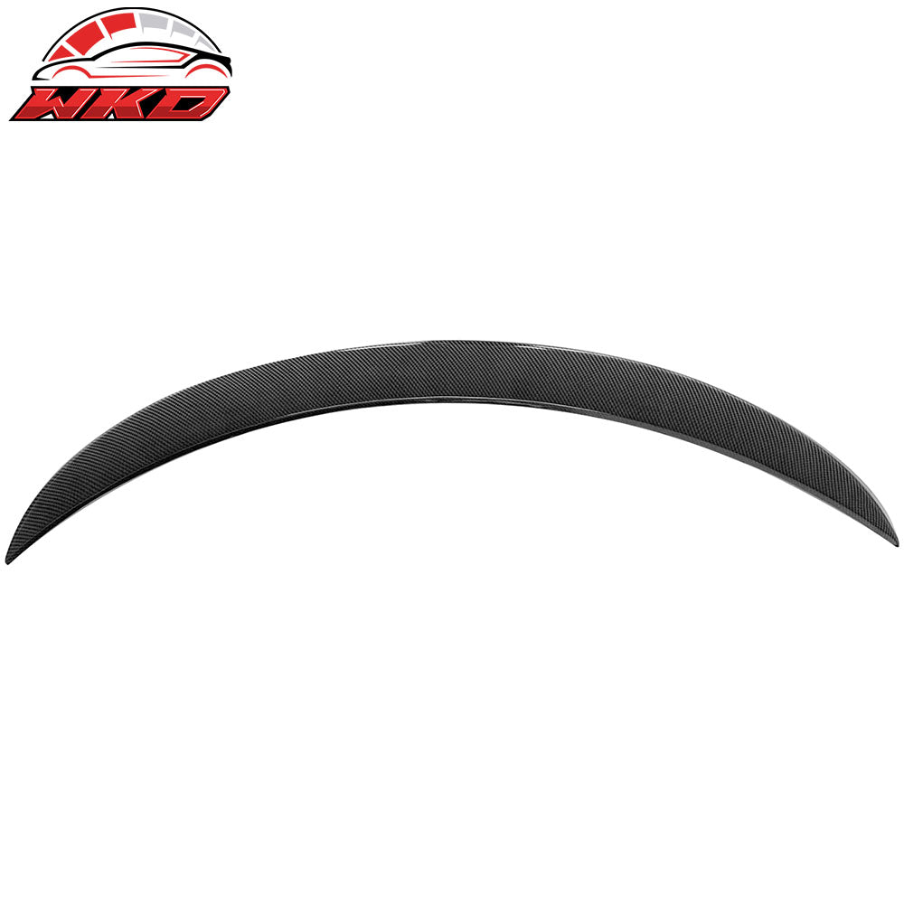 Fits 14-24 Infiniti Q50 OE Style Carbon Fiber Print Trunk Spoiler Wing Lip ABS
