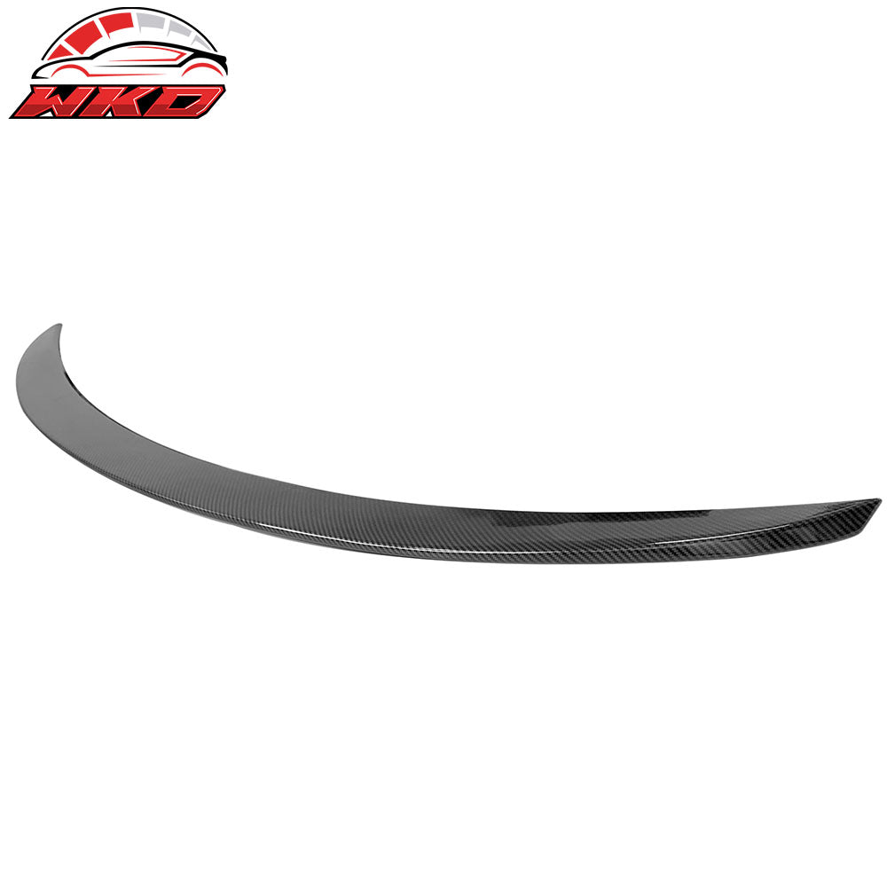 Fits 14-24 Infiniti Q50 OE Style Carbon Fiber Print Trunk Spoiler Wing Lip ABS