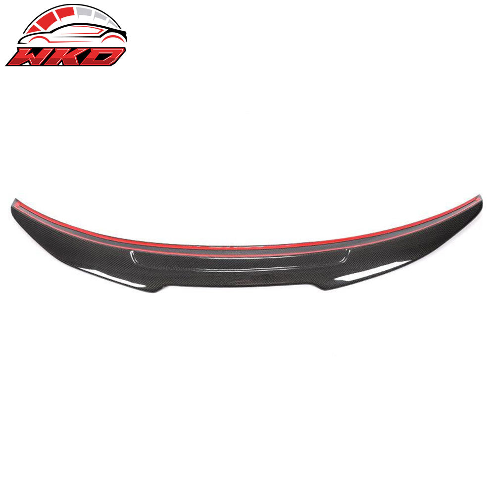 Fits 14-24 Infiniti Q50 PSM Style Trunk Spoiler - Real Carbon Fiber