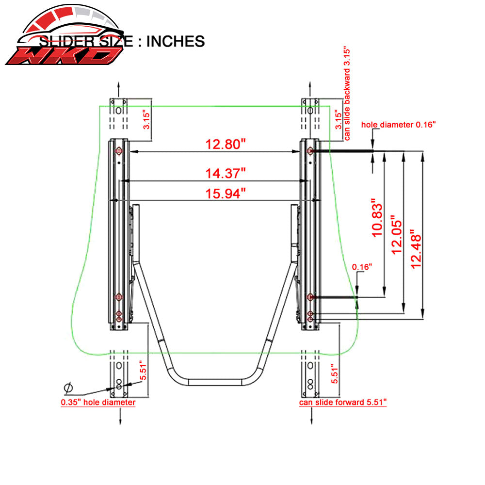 Universal Reclinable Racing Seat Dual Slider Left Brown Suede & Carbon Leather