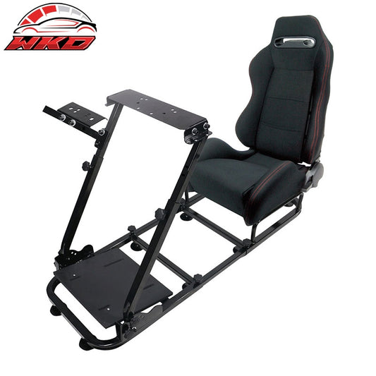 Wholesale Black Cloth Cockpit Racing Simulator Steering Wheel Stand Gaming Chair Bracket