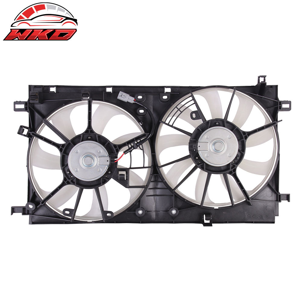 Fits 16-22 Toyota Prius 1.8L Hybrid Engine Condenser Radiator Dual Cooling Fan