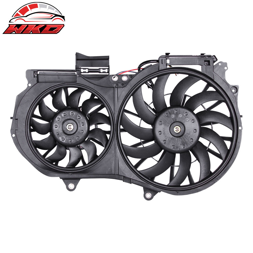 2005-08 Audi A4 GEN 3 2003-09 A4 Cabrio Radiator Dual Cooling Fan Assembly | Wholesale