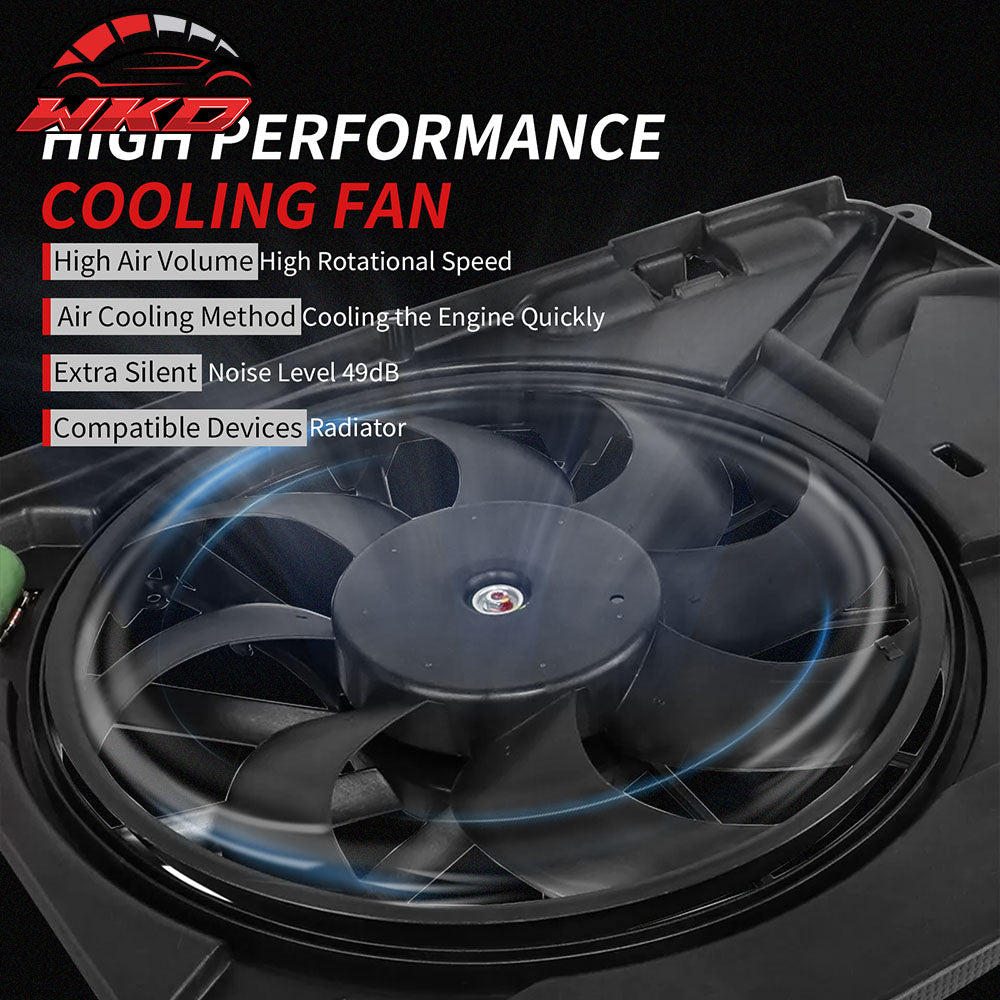 Fits 06-08 Chevy Uplander 06-07 Buick Terraza 3.9L Cooling Fan Dual Assembly