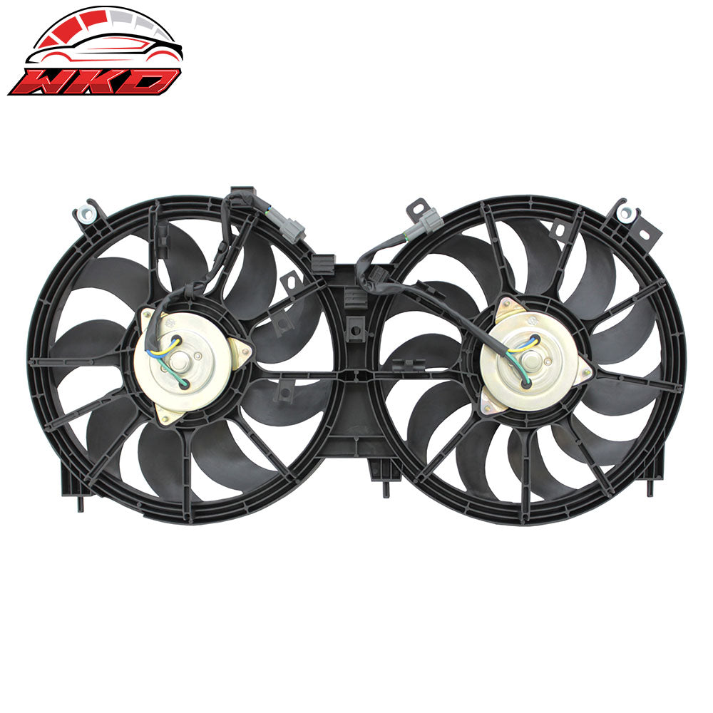 Fits 09-14 Nissan Murano 11-17 Quest V6/3.5L Radiator Dual Cooling Fan Assembly