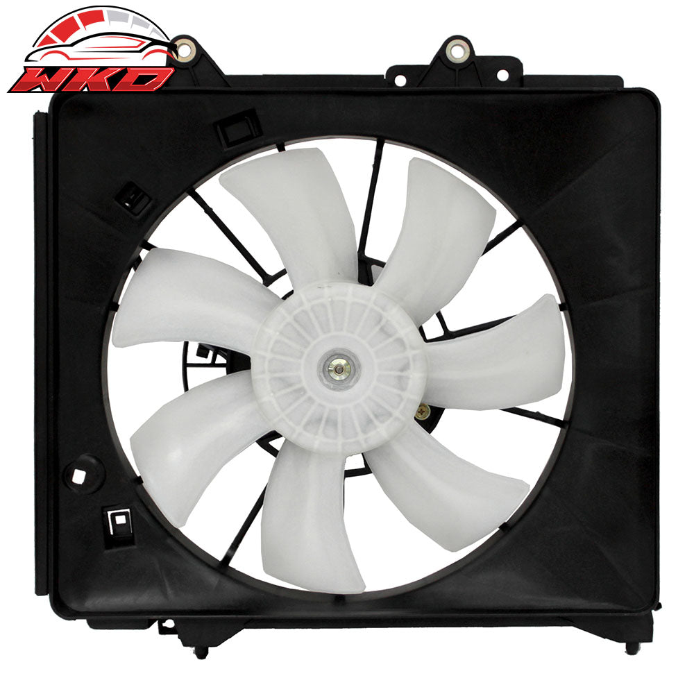 Fits 09-14 Honda Fit 1.5L Engine Radiator Cooling Fan Assembly Kit Replacement