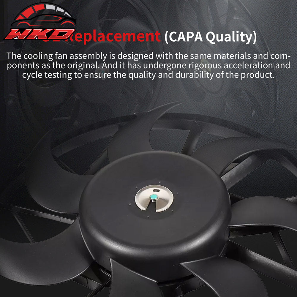 Fits 16-20 Kia Optima 2.4L W/ PWM Electric Engine Radiator Cooling Fan Assembly