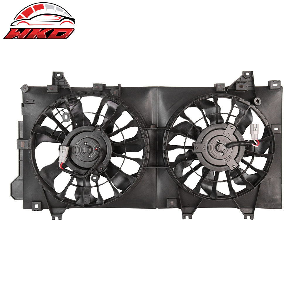 Fits 14-18 Mazda 3 2.0L/2.5L Japan Built Radiator AC Dual Cooling Fan Assembly