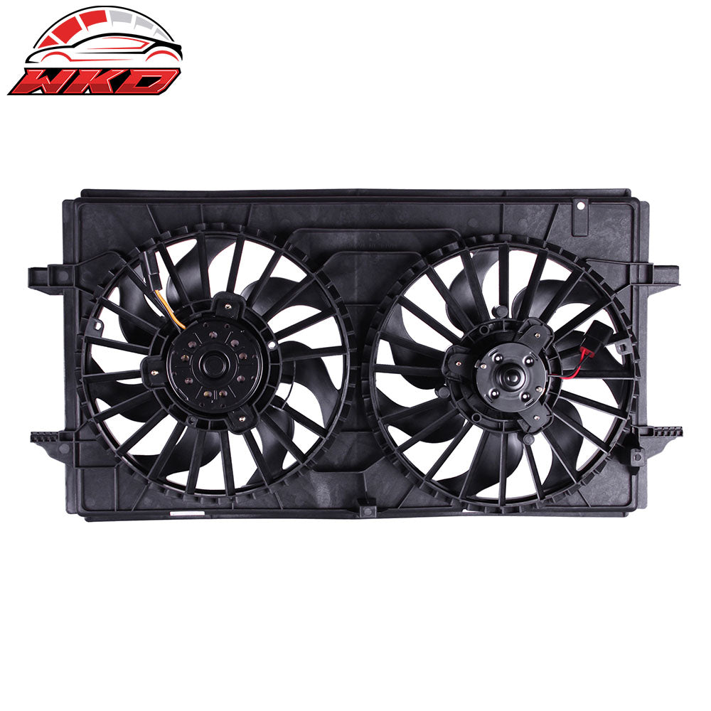 Fits 06-10 Pontiac G6 07-10 Saturn Aura 3.5L/3.6L/3.9L Radiator Dual Cooling Fan