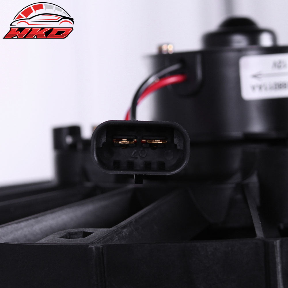 Fits 06-10 Pontiac G6 07-10 Saturn Aura 3.5L/3.6L/3.9L Radiator Dual Cooling Fan