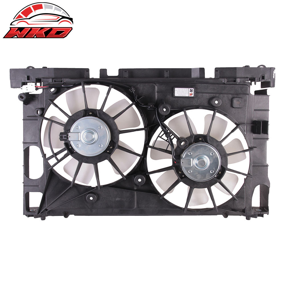 Fits 10-15 Toyota Prius 1.8L 12-18 Prius V 1.8L Radiator Dual Cooling Fan Kit