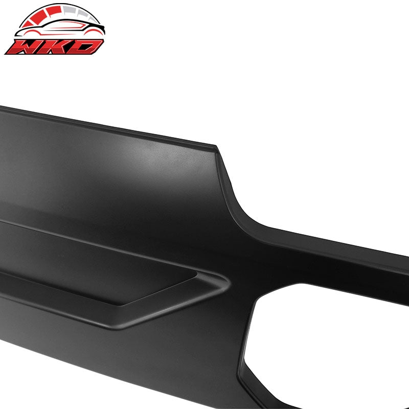 Fits 19-24 Ram 1500 IKON Style Tailgate Applique Panel Cover Matte Black ABS