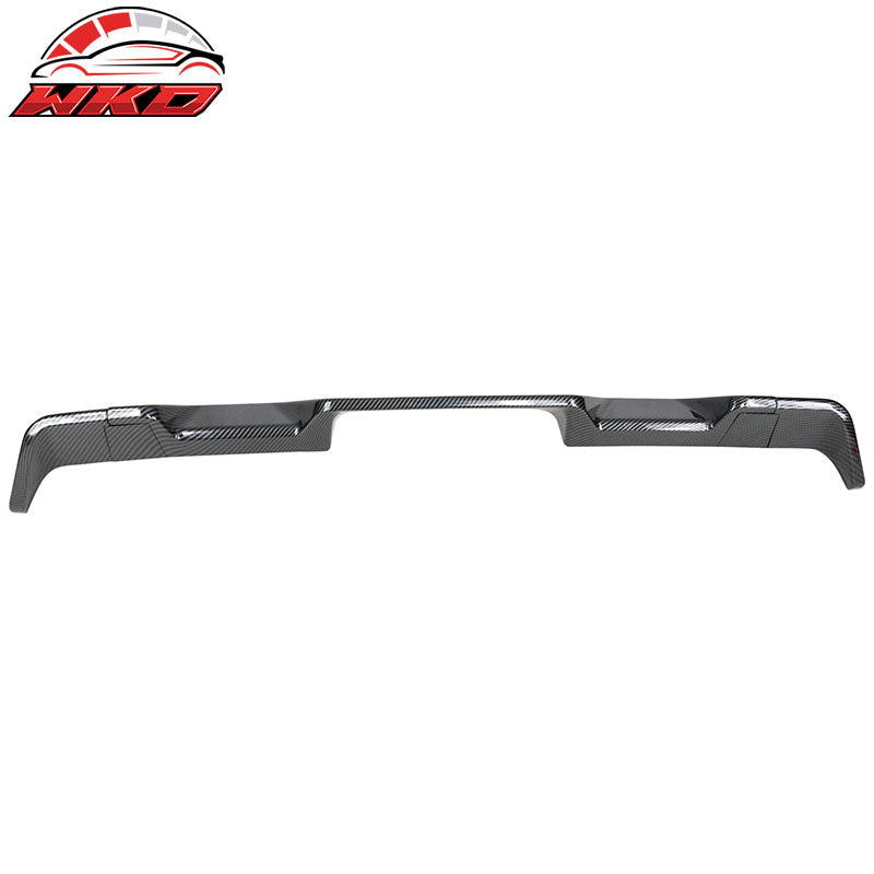 Fits 13-18 Ram 1500 All Cab & Bed Size IKON Carbon Fiber Print ABS Roof Spoiler