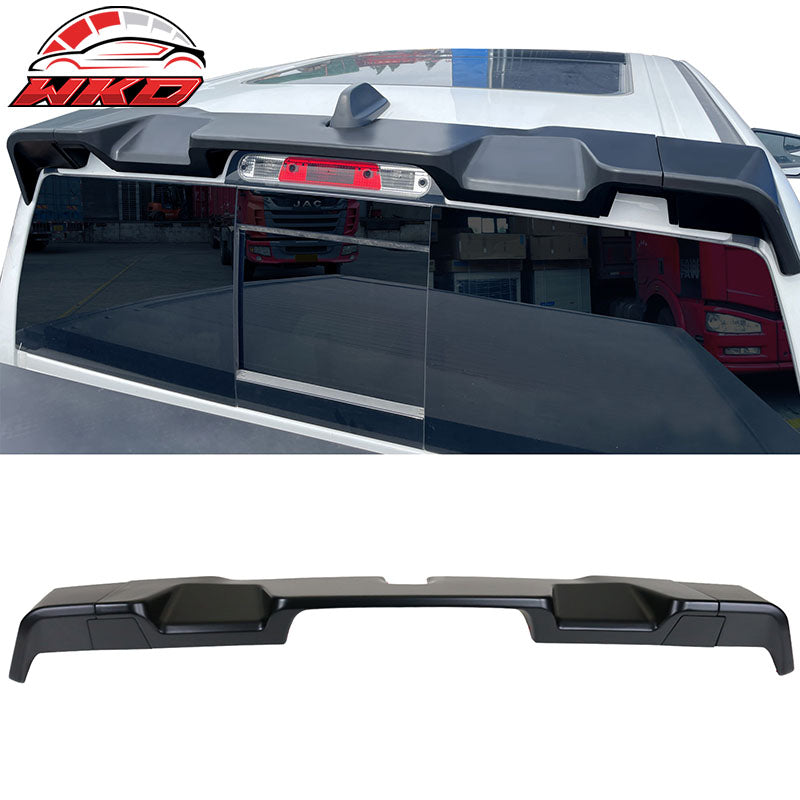 Fits 19-25 Ram 1500 All Cab & Bed Size IKON Style Roof Spoiler Matte Black - ABS