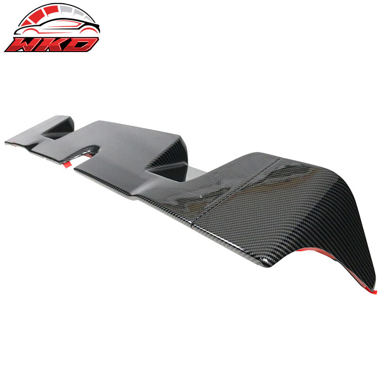 Fits 19-25 Ram 1500 All Cab & Bed Size IKON Carbon Fiber Print ABS Roof Spoiler