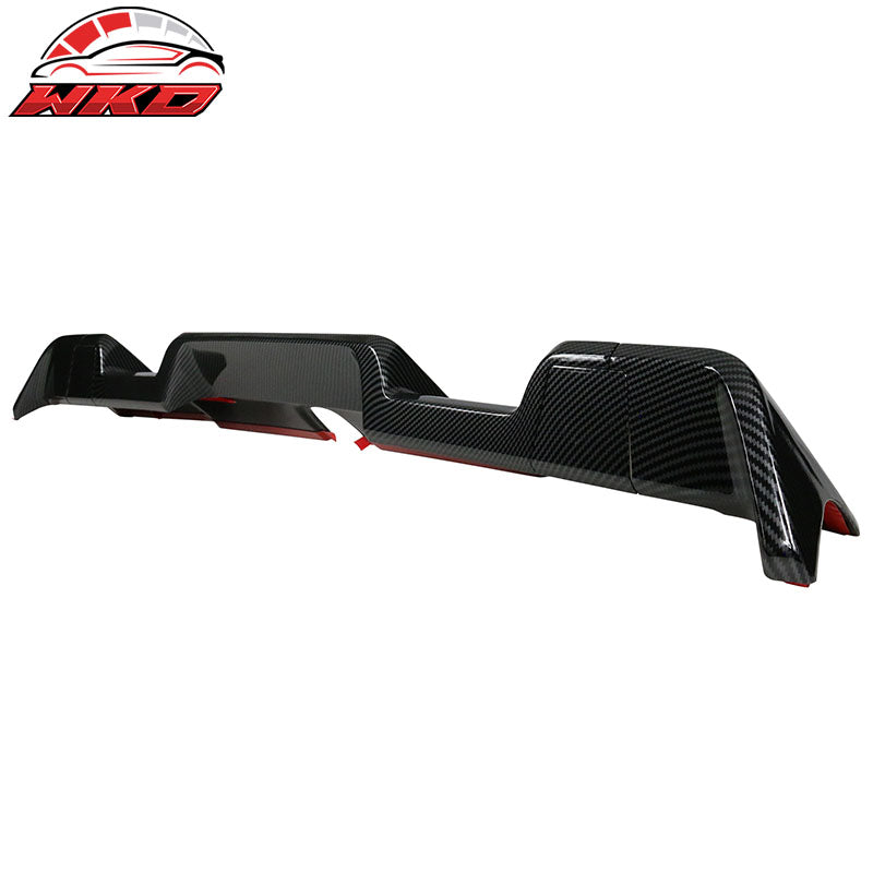 Fits 19-25 Ram 1500 All Cab & Bed Size IKON Carbon Fiber Print ABS Roof Spoiler