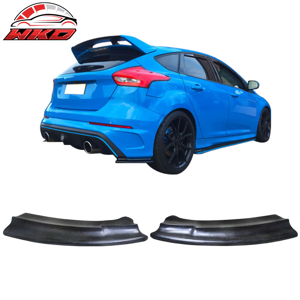 Fits 16-18 Ford Focus RS Trim Rear Aprons Valences Lip Pair Left Right - PU