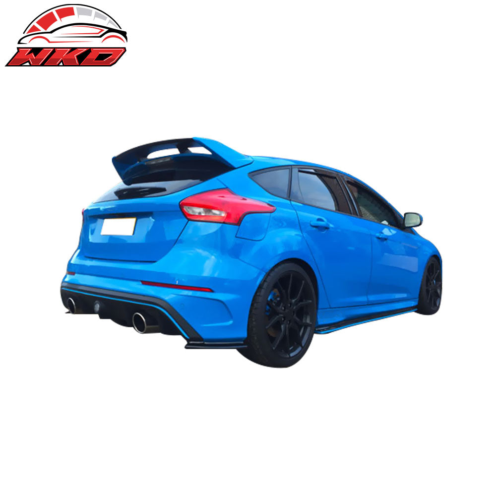 Fits 16-18 Ford Focus RS Trim Rear Aprons Valences Lip Pair Left Right - PU