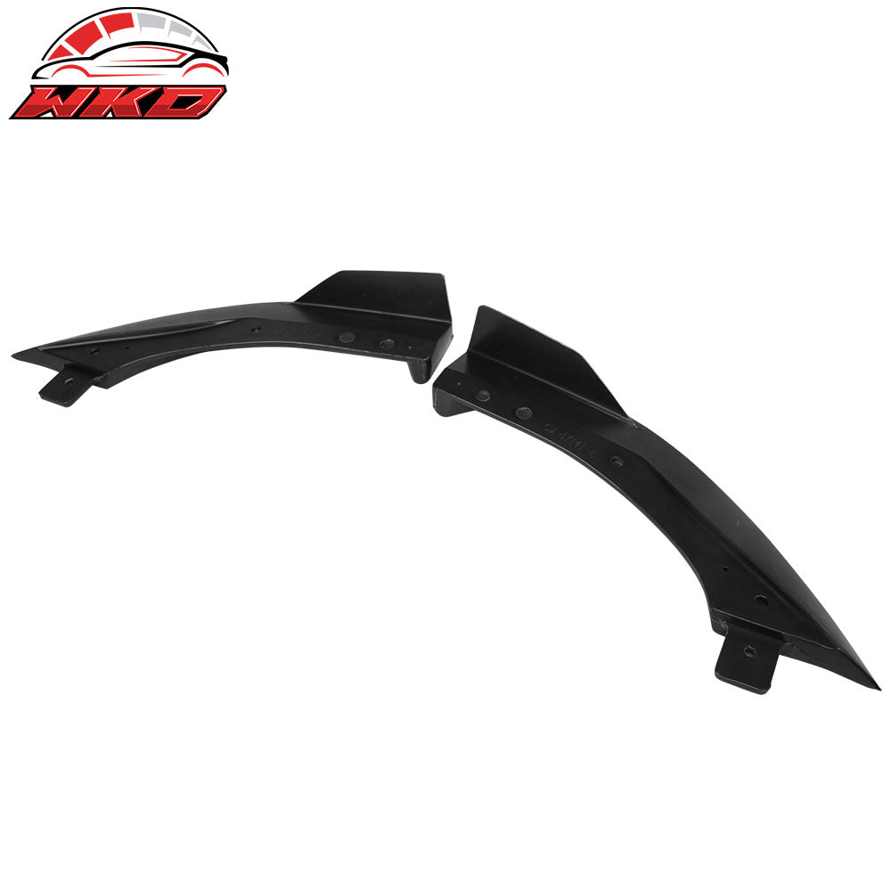 Fits 19-22 Toyota Corolla E210 Hatchback T Style Matte Black Rear Bumper Aprons