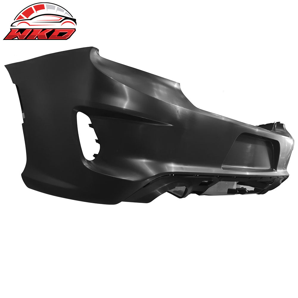 Fits 15-23 Charger Rear Bumper Conversion w/ Matte Black Rear Diffuser Lip PP