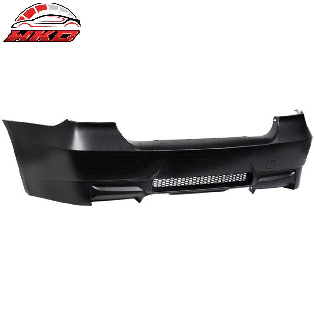 Fits 06-11 E90 3-Series M3 Rear Bumper Cover Diffuser Dual Twin Muffler Outlets