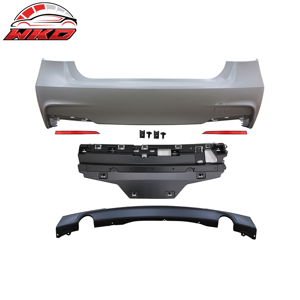 12-18 BMW F30 3-Series MT M Sport Sedan Rear Bumper Cover Lip Diffuser | Wholesale