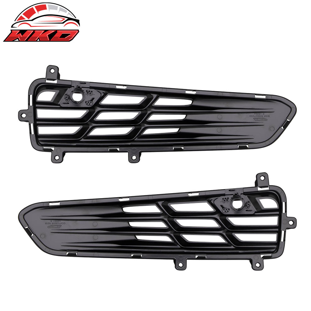 Fits 23-25 Chevy Corvette C8 Z06 ZR1 OE Style Rear Bumper Mesh Grille ABS Black